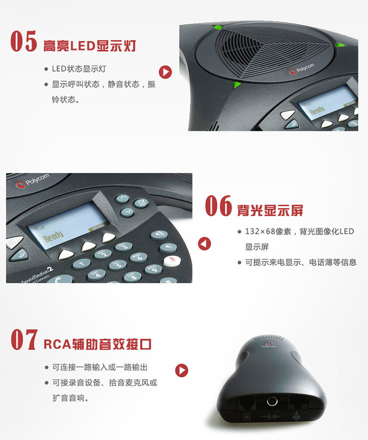 寶利通Polycom SoundStation 2EX擴(kuò)展型